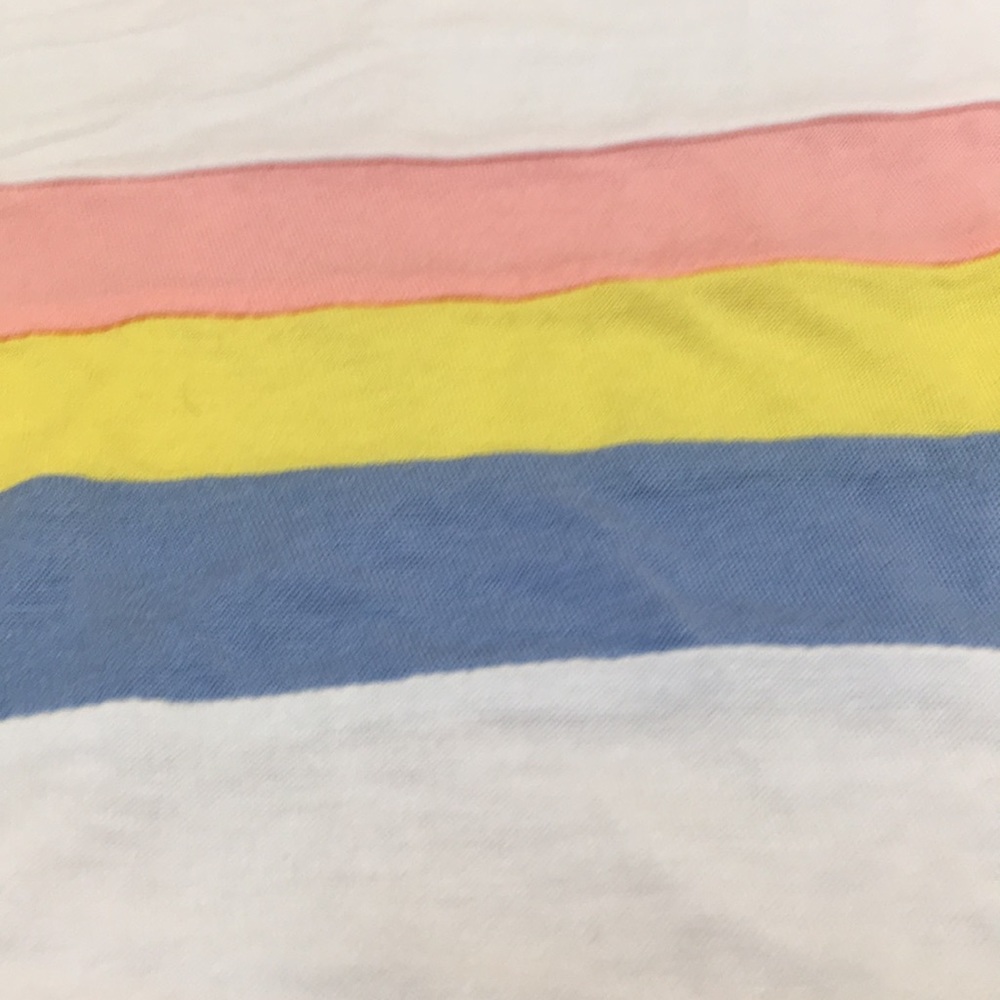 Colored Striped Ruffled Top - Picture 4 of 7